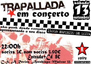 Trapallada Apresenta o seu Novo CD en Pontevedra