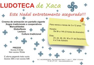 CONCURSO DE POSTAIS E LUDOTECA DE NADAL DE XACARANDAINA