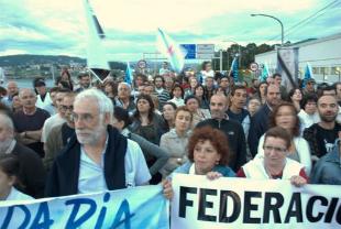 Manifestación da APDR contra Ence