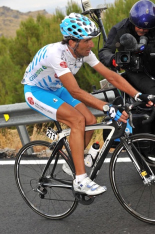 A fortuna non estivo durante esta volta do lado de Mosquera, pero o bravo ciclista de Teo dou a batalla igualmente