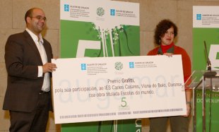 Rubén Cela entrega o premio Graffiti