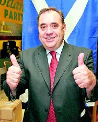 O líder do SNP, Alex Salmond