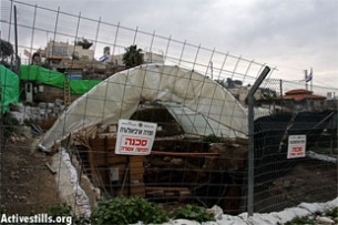 Foto tirada durante unha das protestas dos veciños / Imaxe: Activestills.org