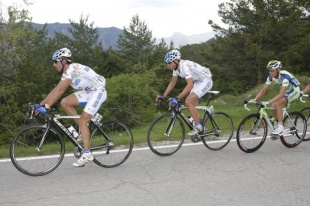 Veloso con Mosquera, pedalendo na Volta a Cataluña