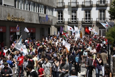 Imaxe xeral da protesta